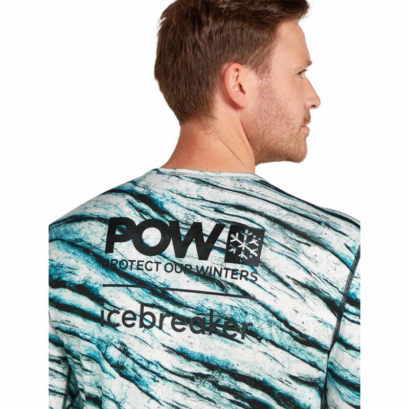 Icebreaker M Merino 200 Oasis LS Crewe POW AOP image number 2